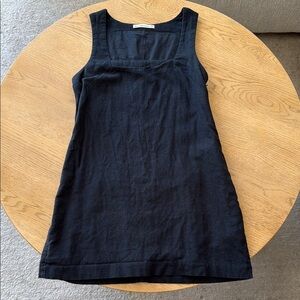 Abercrombie black linen dress